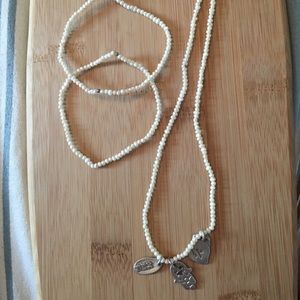 Necklace 8.5 inch and 2 bracelets